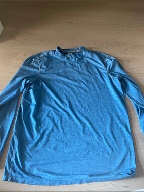 Saxx Men's Light Blue Long-Sleeve Performance Tee